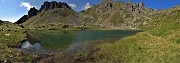23 Lago di Ponteranica inf. con Triomen a sx e Quota 2309- Valletto 2372 a dx
